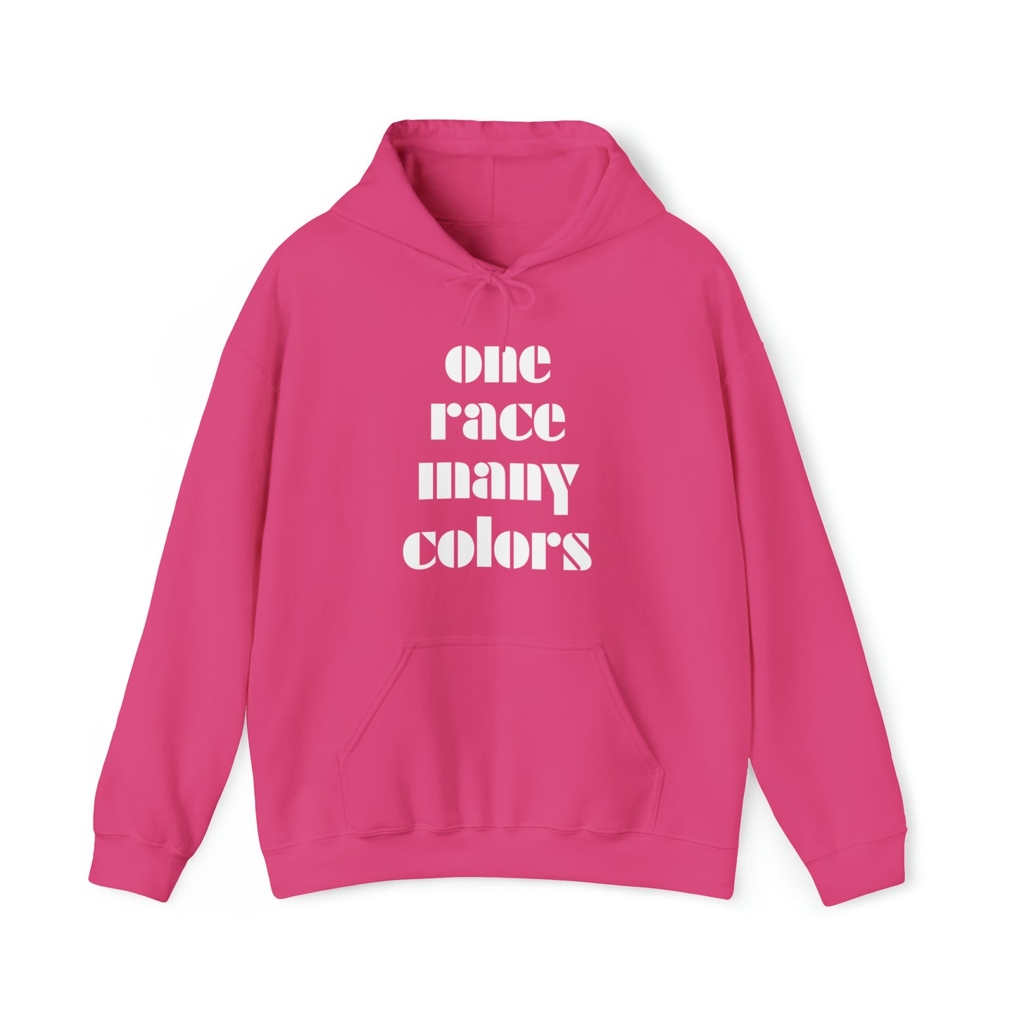 ONMC Rainbow Collection Wht Frnt SW Prnt Unisex Hoodie