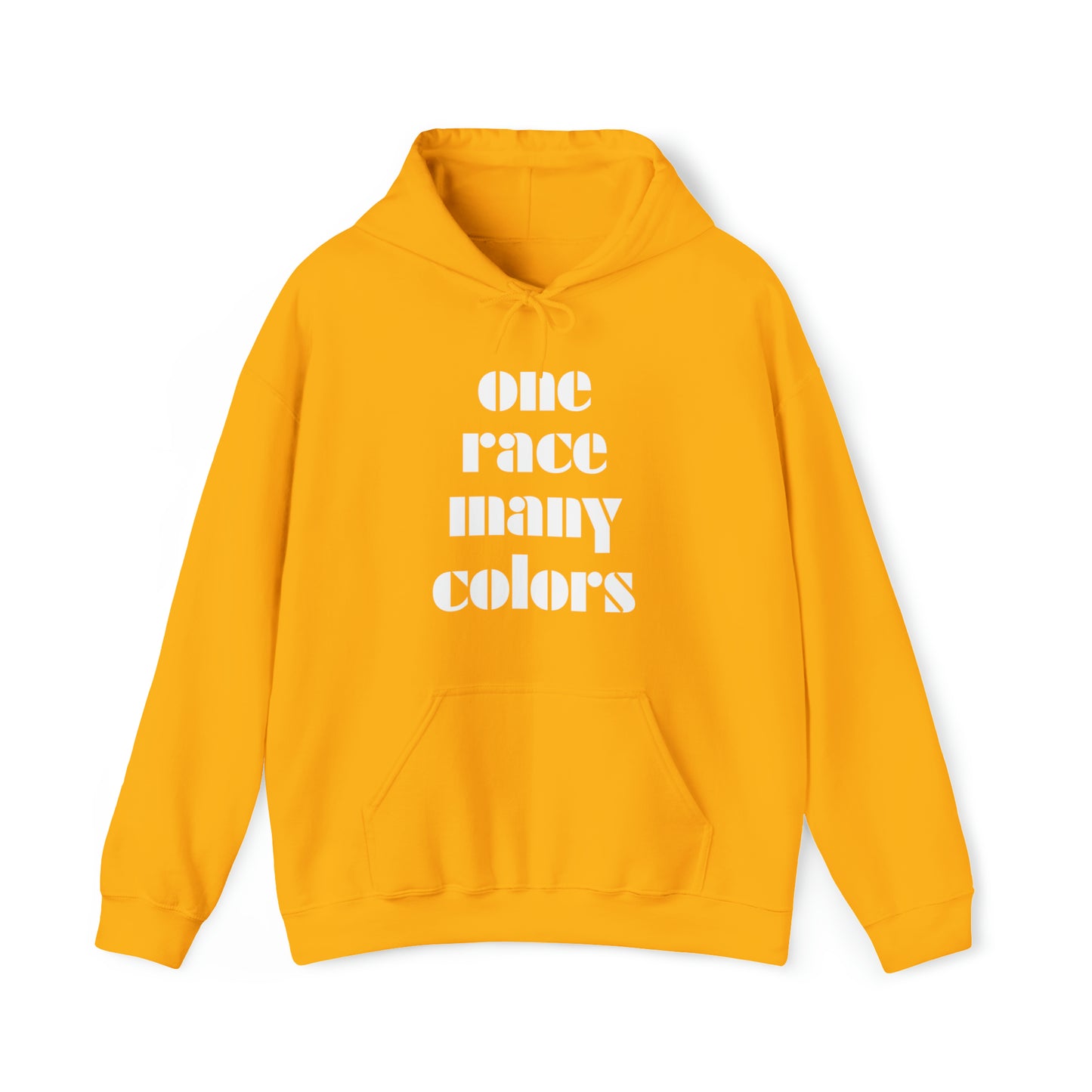 ONMC Rainbow Collection Wht Frnt SW Prnt Unisex Hoodie