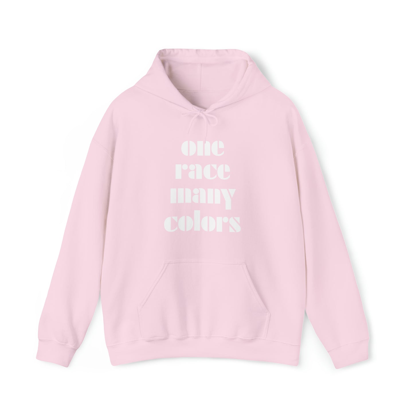 ONMC Rainbow Collection Wht Frnt SW Prnt Unisex Hoodie