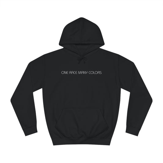 One Race Many Colors Minimal Hoodie