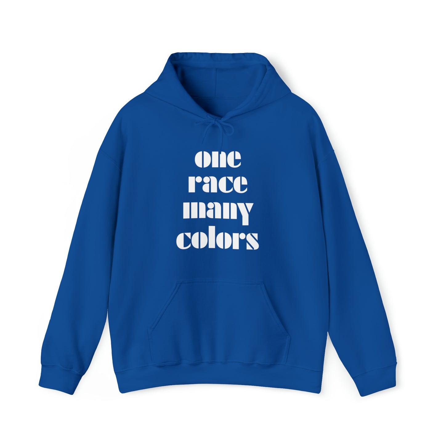 ONMC Rainbow Collection Wht Frnt SW Prnt Unisex Hoodie