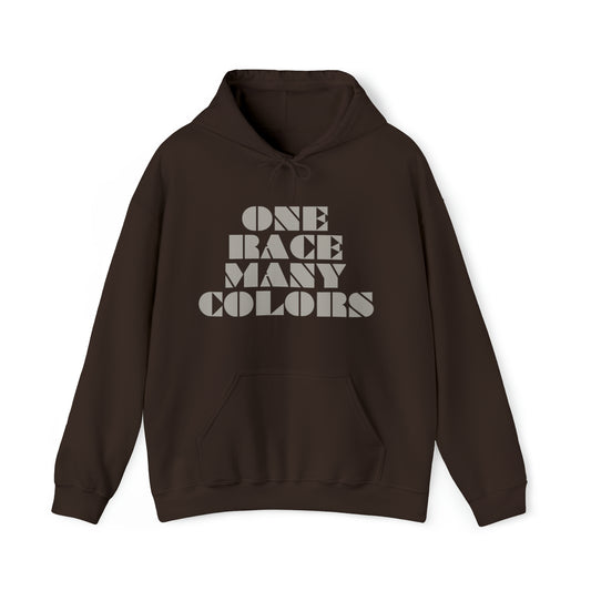 NEW!! One Race Many Colors Unisex Hoodie Heavy Blend™ Sweatshirt